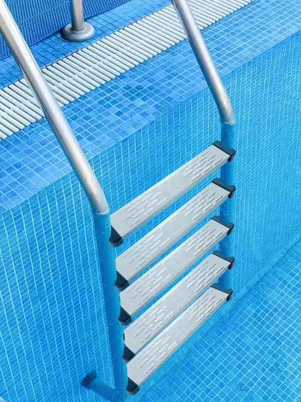 Échelle de piscine en acier inoxydable, marches à l'intérieur de la échelle de piscine pour escaliers de Spa robustes au sol, accessoires pour Tube chaud, maison et école