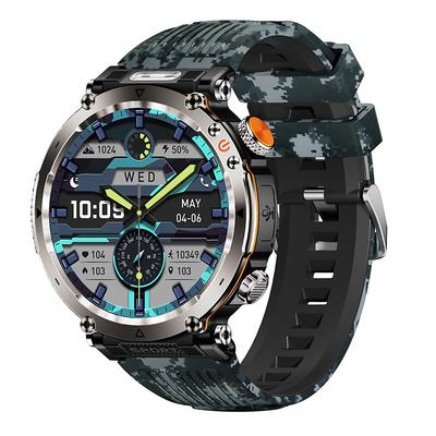 HT30 Smart Watch Rugged Military Men's 1.7 inch 600mAh Battery Compass Sports Fitness Watches Bluetooth Call Smartwatch
