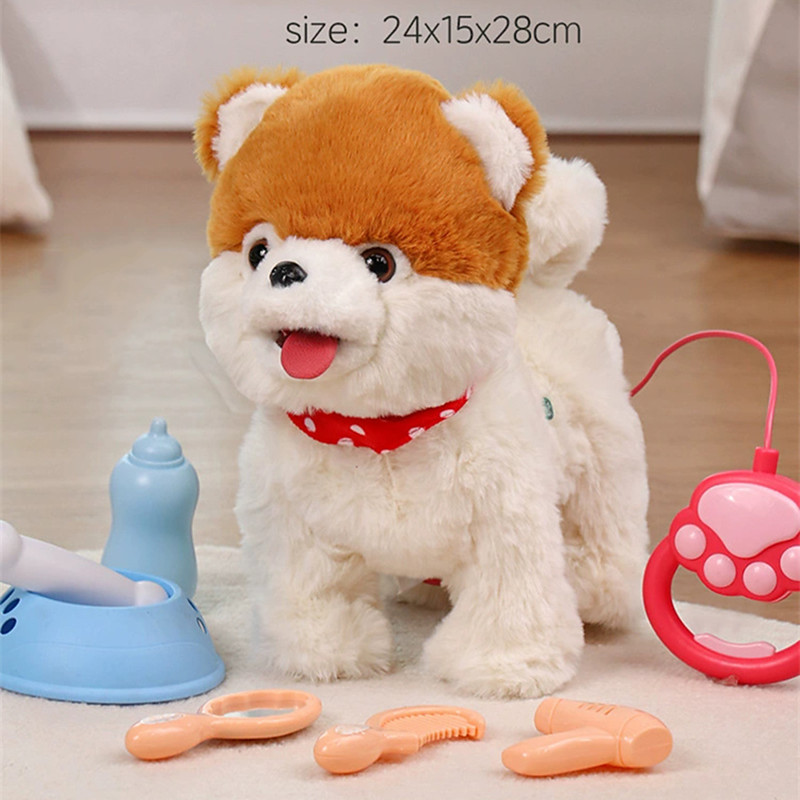 Puppy Toys for Kids Toy Dogs That Walk and Bark Walking Dog Toy for Kids with Leash Interactive Stuffed Puppy with Remote Control for Girls and Boys Aged 3-7 Year Old