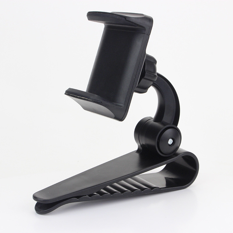 Sun Visor Phone Mount Car Phone Holder For Car Universal 360 Rotating Car Mount Support Clip Bracket Cradle Clip Compatible To Smartphones