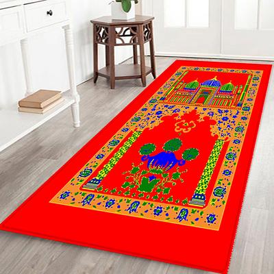 Muslim Prayer Rug Flannel Bathroom Carpets Rugs Bath Mat Bath Rugs Anti-Slip Kitchen Mats Bathroom Mat Bathroom Carpets for Halloween Decoration