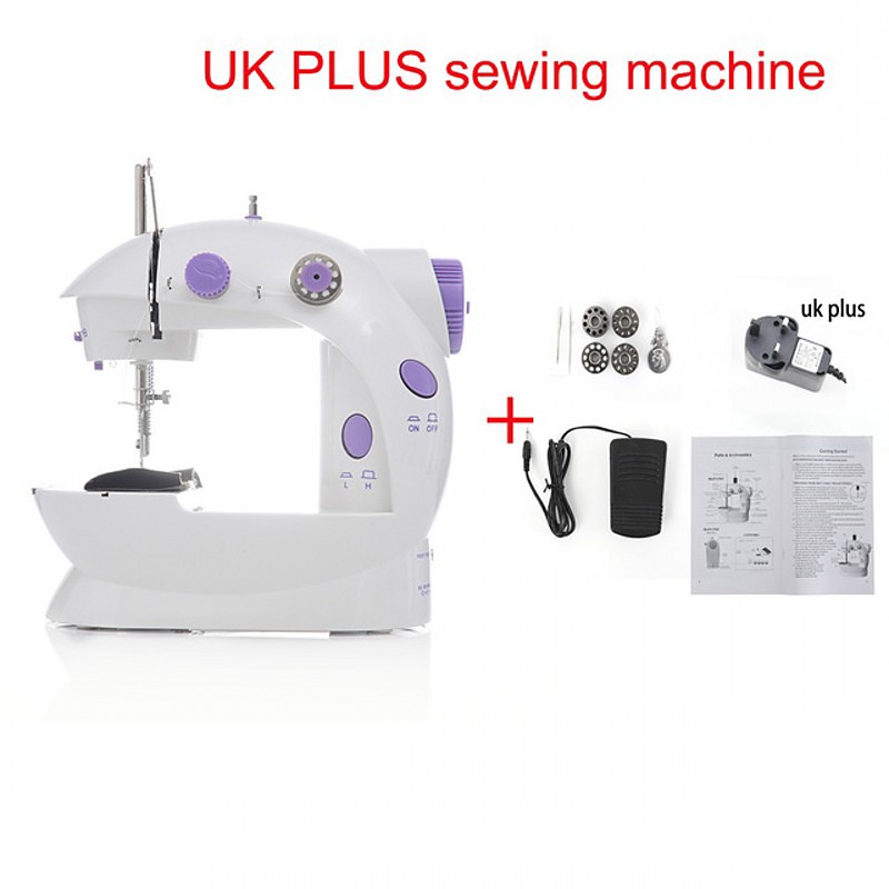 Sewing Machine, Mini Sewing Machine, Portable Night Light Pedal Straight, Electric Multi-functional Household Sewing Machine