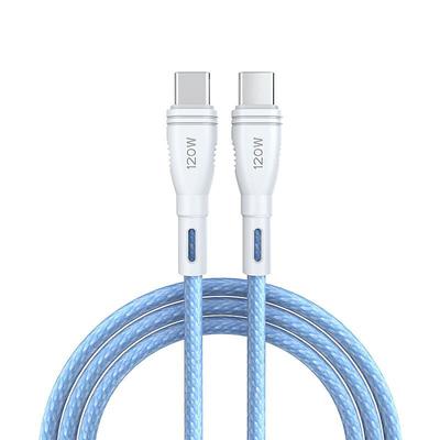 120W USB Type C To USB C Cable USB-C PD Fast Charging Charger Wire Cord For Macbook Samsung Xiaomi Huawei Type-C USB C Cable