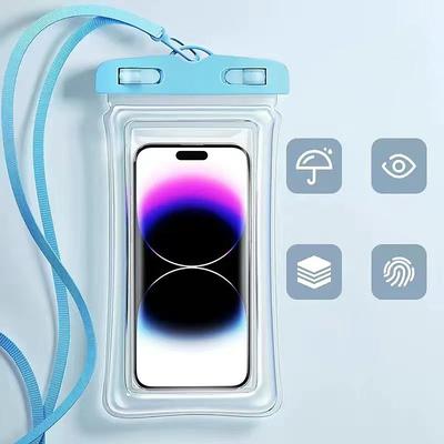 Mobile Phone Waterproof Bag with Touch Screen Self Sealing and Sealing for Swimming Seaside Diving Shooting Drifting Transparent Waterproof Phone Case