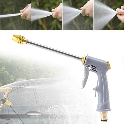Garden Hose Nozzle,High Pressure 360° Rotaing Brass Metal Water Adjustmen Sprayer Gun, for Lawn Garden,Washing Cars,Watering Garden Car Accessories