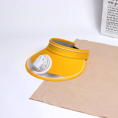 Fan Hat Sun Visors Hat with Fan, Large Area Sun Hat with 2 Speeds Cooling Fan, Sun Protection