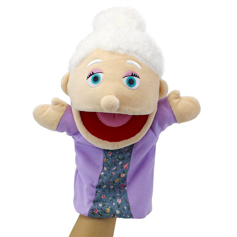 Hand Puppets Multi-Ethnic Puppets,Family Puppets for Kids Role Paly 11.8 Family Puppets,Plush Soft Hand Puppets Family Puppets Story Toys Puppets for Girls Boys Finger Puppets Puppet Christmas Gift