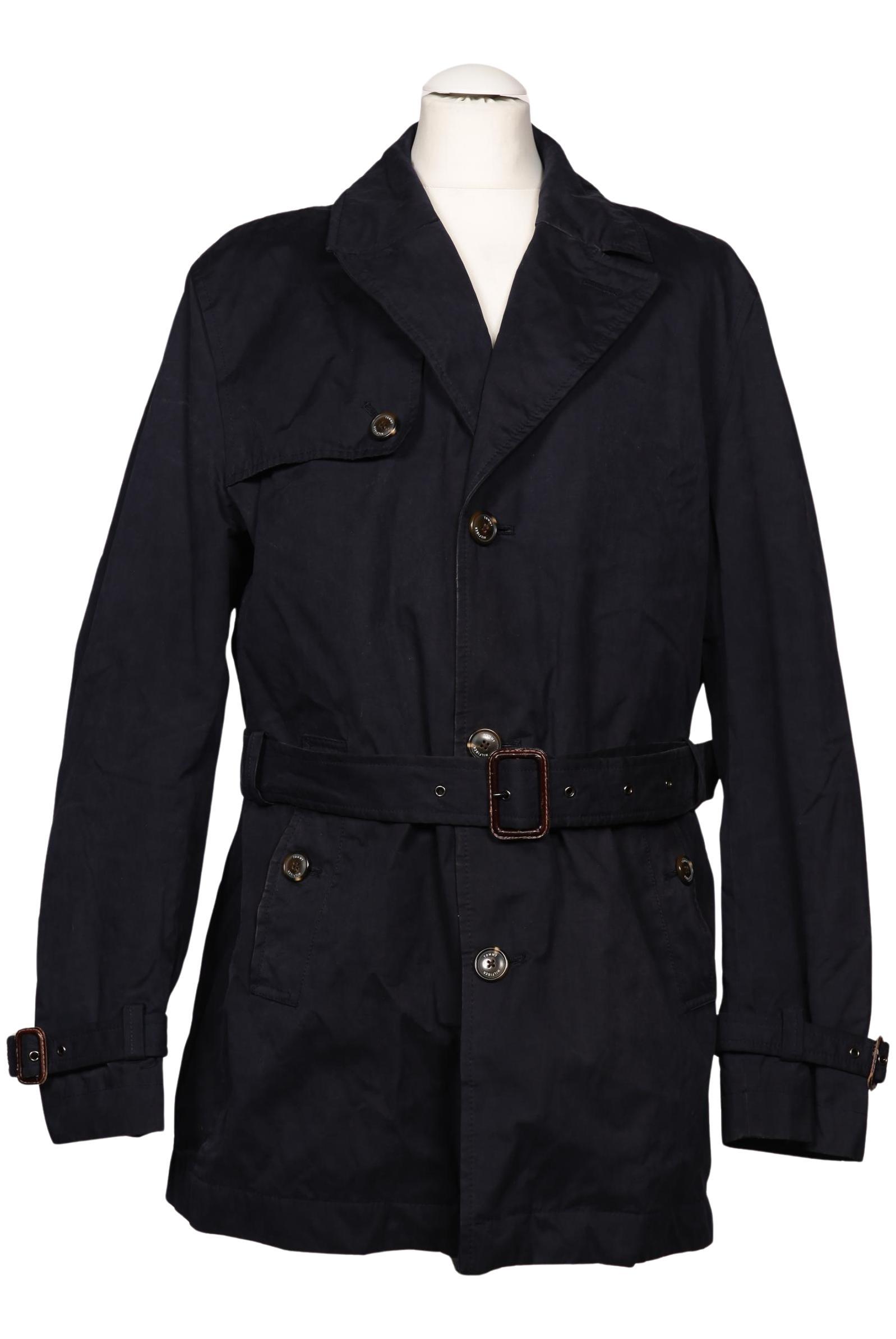 Tommy Hilfiger Tailored Herren Mantel, Gr. 52, marineblau, Baumwolle, Synthetik, Viskose Image