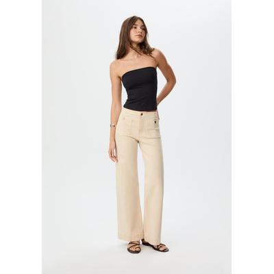 Stradivarius D77 Minimalist trousers with pockets Stone 10