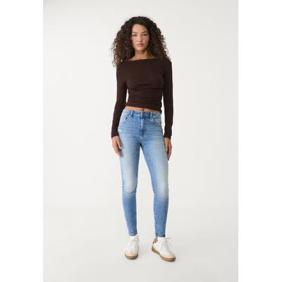 Stradivarius D07 Regular waist skinny jeans Medium blue 12