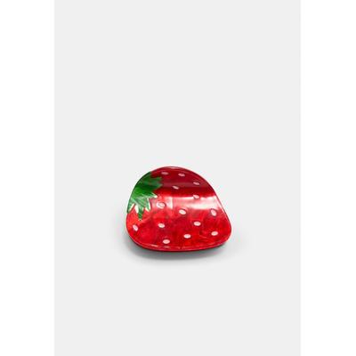 Stradivarius Strawberry hair clip Red OS