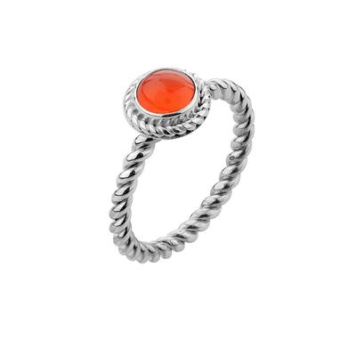 Nenalina Karneol Geburtsstein Juli Boho 925 Silber 52 Damen Image