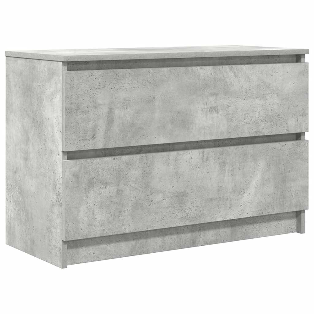 vidaXL TV-Schrank Betongrau 80x35x54 cm Holzwerkstoff Image
