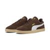 Sneaker PUMA "PUMA Club II Suede Sneakers Erwachsene", Gr. 42.5, flat bronze weiß gold braun, Obermaterial: Textil, Synthetik, Kuhleder; Futter: Textil; Innensohle: Textil; Laufsohle: Gummi, Schuhe