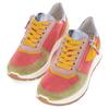 Keilsneaker ARA "NEW YORK", Damen, Gr. 5,5 (38,5), rosa (rosé multi), Textil, Veloursleder, Glattleder, sportlich, Schuhe, Pride Sneaker, Schnürschuh in Komfortweite H (= sehr weit)