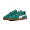 Sneaker PUMA "PUMA Club II Suede Sneakers Erwachsene", Gr. 41, wild grün weiß gold, Obermaterial: Textil, Synthetik, Kuhleder; Futter: Textil; Innensohle: Textil; Laufsohle: Gummi, Schuhe
