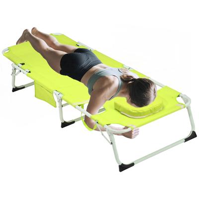 3-in-1 Heavy Duty Tanning Chair with Face Hole