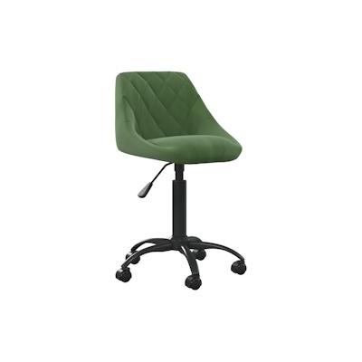 vidaXL Bürostuhl Dunkelgrün Samt Image