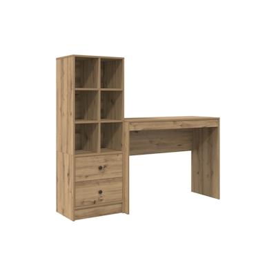 vidaXL Schreibtisch mit Stauraum Artisan Eiche Ingenieurholz Image