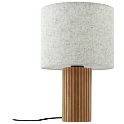 Lindby - Tischlampe 'Kimiko' aus Holz für Wohnzimmer & Esszimmer von Image