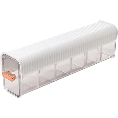 Linghhang - Transparente Aufbewahrungsbox mit Fächern zur Wandmontage, kein Lochen nötig, geeignet Image
