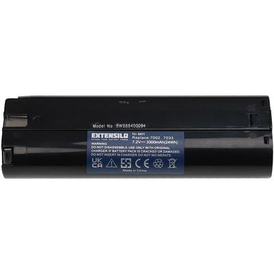 Akku Ersatz für Einhell 91011 für Elektrowerkzeug (3300 mAh, NiMH, 7,2 v) - Extensilo Image