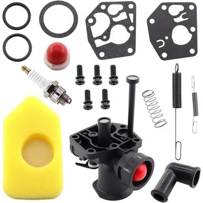 Lablanc - Vergaser-Set für Briggs & Stratton Rasenmäher 499809 498809A 494406 und Luftfilter 698369 Image