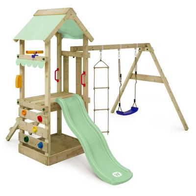 Spielturm Klettergerüst FreshFlyer mit Schaukel & Rutsche, Stelzenhaus mit Sandkasten, Image
