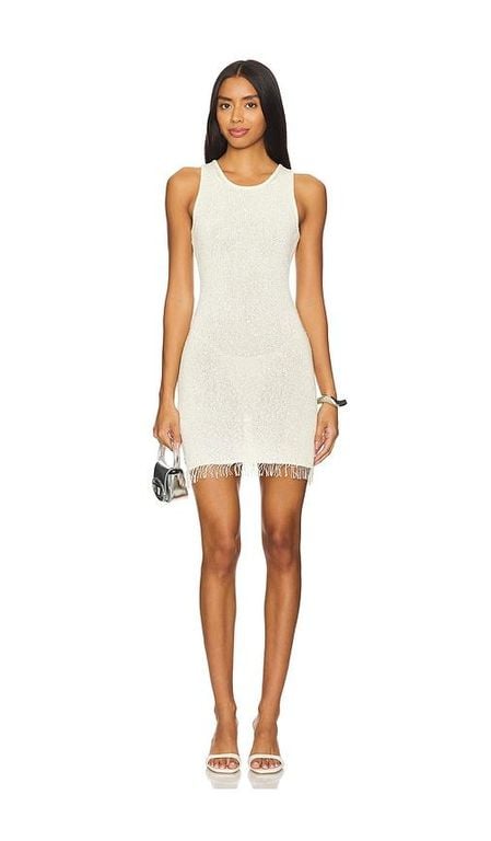 Natalia Mini Dress - White - Asta Resort Dresses