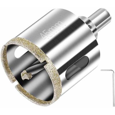 Diamant-Lochsäge 45 mm, Diamantbohrer mit Zentralführungsbohrer, Fliesenlochsäge mit Image