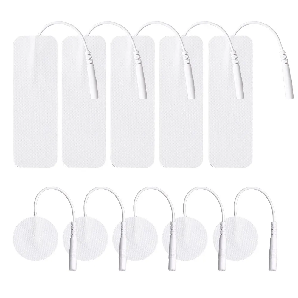 3x9cm 3cm Elektrodenpads Aufkleber Nervenstimulator Selbstklebend für EMS Tens Unit Elektrischer Muskelstimulator Leitfähiges Gel Image