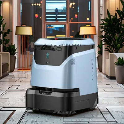 Kommerzieller industrieller intelligenter Staubsauger-Roboter-Mopp, selbstentleerende Wasserfunktion Image
