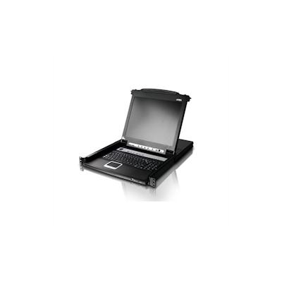 ATEN CL5708M 43cm LCD KVM Switch, USB-PS/2,VGA, 8 Port, FR-Layout Image