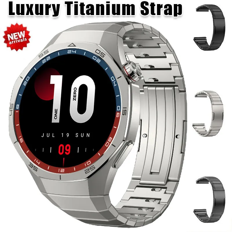 Original Luxus Titan Strap Für Huawei Uhr GT 5 Pro Metall Armband Für Huawei Uhr GT5 Pro 46mm Spezialisierte uhrenarmband Image