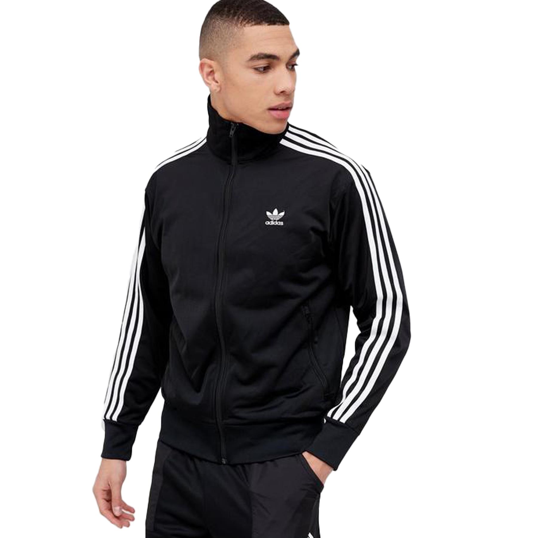 adidas Mens Tracksuit Jacket - Black Fleece - Size X-large | Friday Sale | Discount Designer Brands - Size X-large