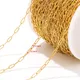 Catene a maglie a catena piatta lunghe in acciaio inossidabile da 2 metri per gioielli fai da te che fanno risultati di collane accessori per bracciali fatti a mano