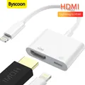 Adattatore AV digitale da fulmine a HDMI Cavo connettore schermo di sincronizzazione video HD 1080P con porta di ricarica per iPhone 14 13 12