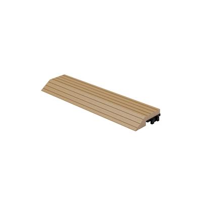 ML-Design WPC Abschlussleiste Abdeckleiste für WPC Terrassenfliesen Bodenbelag Teak Image