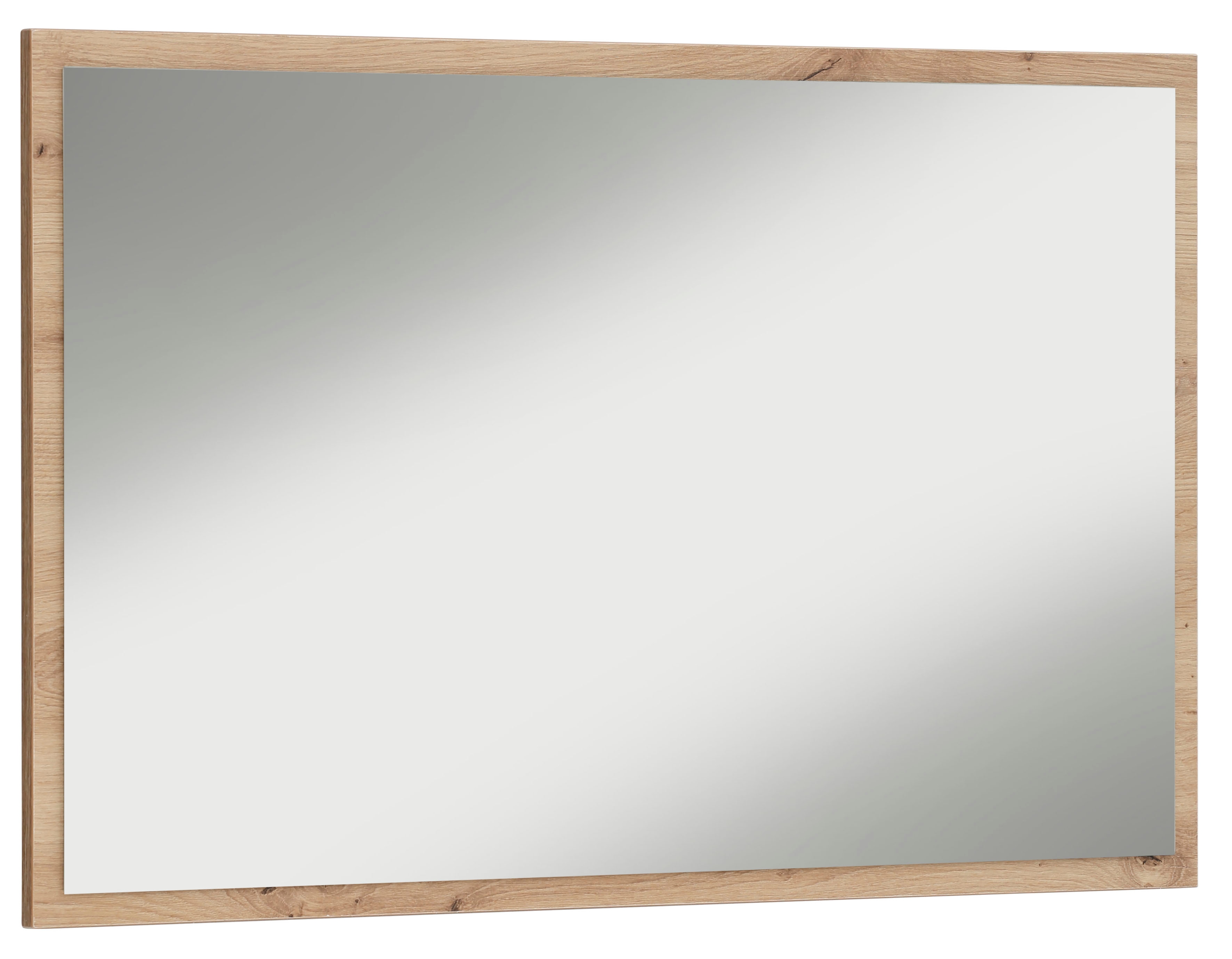 Wandspiegel INOSIGN "Astral", braun (eiche), B:55,5cm H:85cm T:2cm, Spiegelglas, Spiegel, der Spiegel ist umkehrbar, Breite 55,5 cm Image