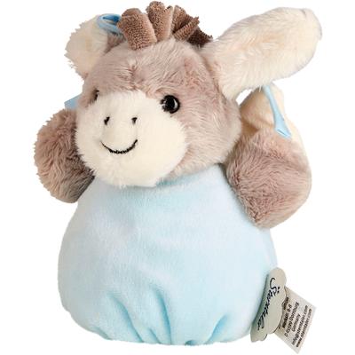 Greifspielzeug STERNTALER "Spielzeuganhänger Esel", blau (hellblau), Greifspielzeug, KinderH:15cm, Polyester, H:15cm