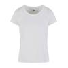 T-Shirt URBAN CLASSICS "Urban Classics Ladies Sorona Regular Tee", Herren, Gr. 4XL, weiß, 70% Baumwolle, 30% Polyester (Sorona), unifarben, casual, normal, Rundhals, Kurzarm, Shirts