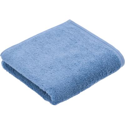 Handtuch VOSSEN "Vegan Life", blau (pacific pearl), B:50cm L:100cm, Webfrottier, Obermaterial: 100% Baumwolle, Handtücher (Packung), 100% vegan Image