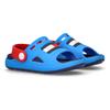 Badesandale TOMMY HILFIGER, Kinder, Gr. 28, blau (hellblau, rot), Synthetik, Gummi, sportlich, Schuhe, Badeschuh, Wassersandale, Clog mit schwenkbarem Fersenriemen