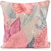 Dekokissen H.O.C.K. "Bora", rosa (rosa, beige, geblümt), B:50cm H:10cm L:50cm, Polyester, Dekokissen_Sitzkissen_Kissenhüllen