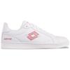 Sneaker LOTTO, Gr. 39, rosa (weiß, rose), Synthetik, unifarben, sportlich, Schuhe, - mit edler Logoapplikation
