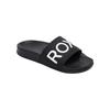 Sandale ROXY "Slippy Ii", Gr. 7(37), schwarz (schwarz fg), Obermaterial: 100% Synthetikmaterial / Futter: 100% Textil / Außensohle: 100% EVA, Schuhe