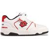Sneaker LOTTO, Kinder, Gr. 34, rot (weiß, rot), Synthetik, mehrfarbig, sportlich, Schuhe, - mit Drehpunkt für mehr Wendigkeit