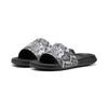Badesandale PUMA "POPCAT 20 SNAKE CHIC", Gr. 37, schwarz (puma schwarz, puma silber), Synthetik, animal-print, sportlich, Schuhe