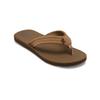 Sandale QUIKSILVER "Carver Suede Core", Gr. 11(44), beige (tan 1), Obermaterial: Leder / Außensohle: Synthetischer Gummi, Schuhe Zehentrenner