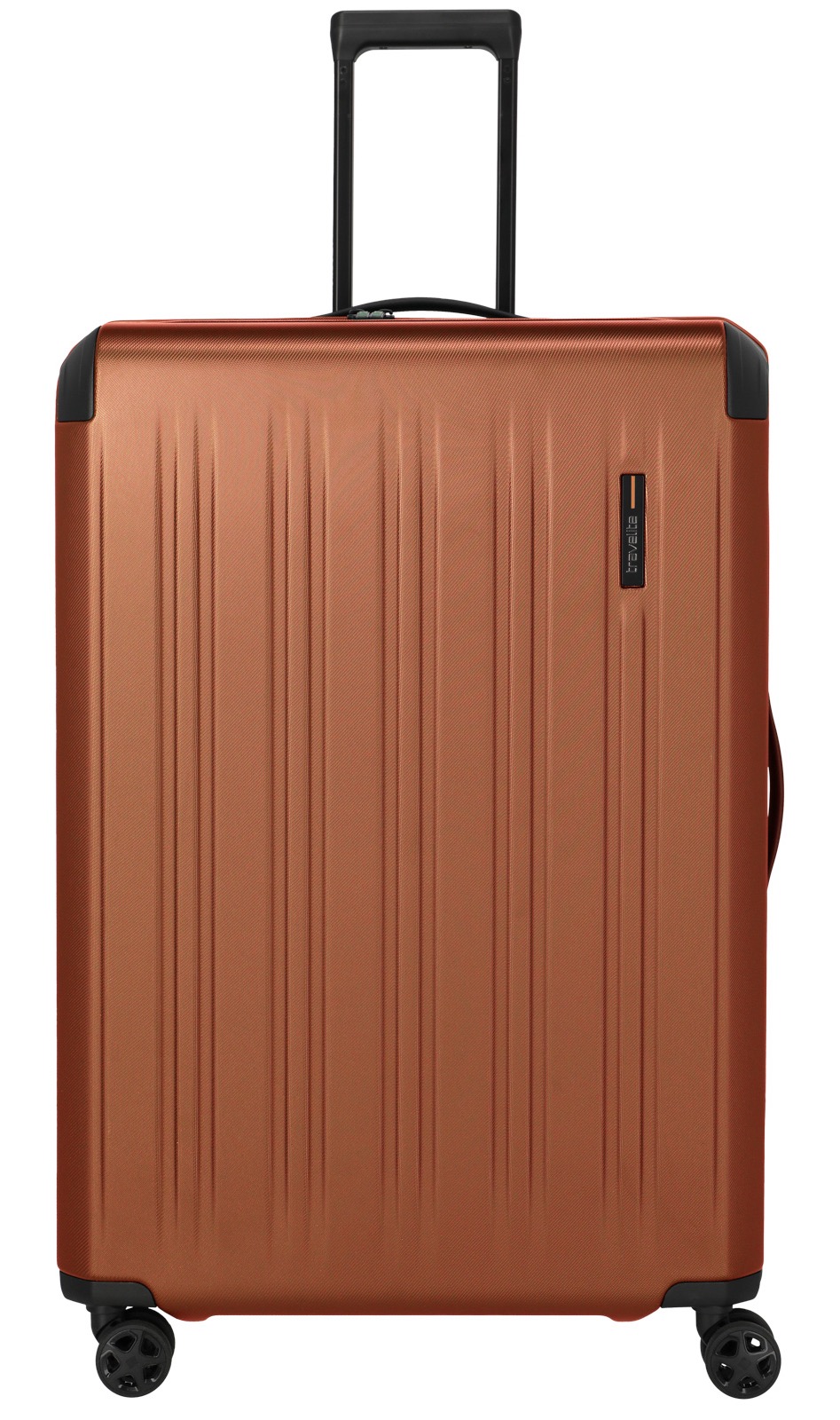 Hartschalen-Trolley TRAVELITE "DYNAMIIC, verschiedene Größen und Farben", Gr. B/H/T: 55 x 81 x 34 130, rosa (kupfer), ABS, unifarben mit Farbeinsätzen, Koffer, Hartschalen-Koffer auch in XL ABS Volumenerweiterung bei S+/M/L Image